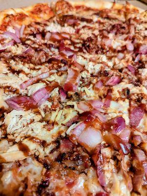 Close up of the Cattleman Pizza