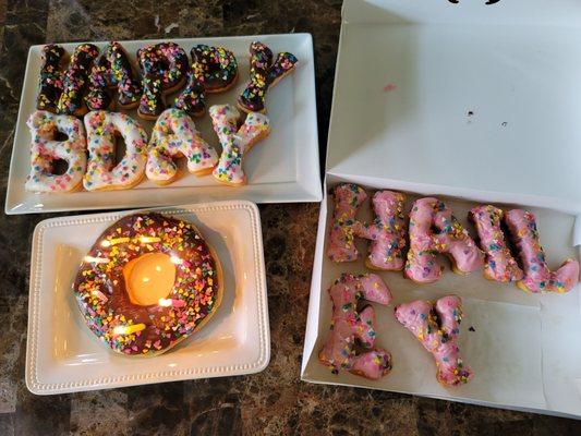 Birthday donuts will be our new tradition!