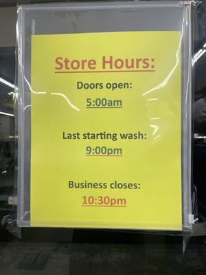 Doors close at 10:20pm. It is not open until midnight!