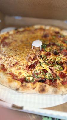 Half Ridgemont Cheese half Hot Stuffs