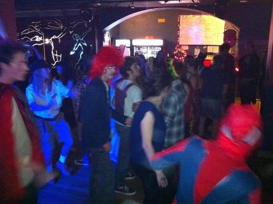 The inside on Halloween