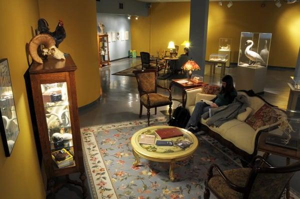 Scene from the BioLounge Exhibit.