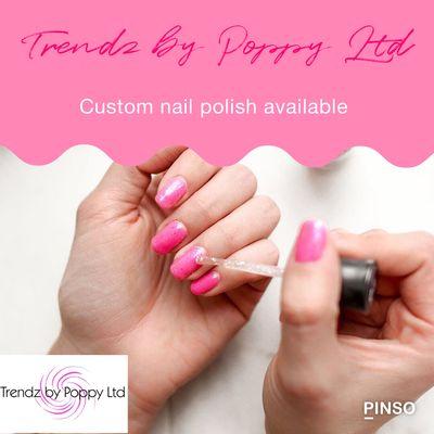 Custom nail polish in store