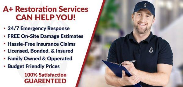 A1 Restoration Services is here to help you!