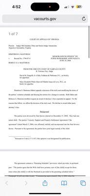 A small example of his many losses trying to concede the state of Virginia to retry the judge's decision.