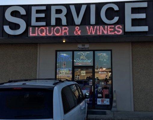 Service Liquor & Wines