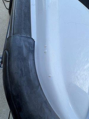 Paint drips on my jet ski. Wtf