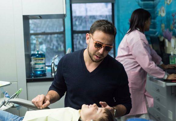 Our Pedodontist, Dr. Paul Zeylikman. The kids love him!