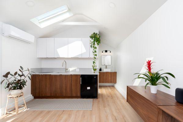 RICHMOND CA, ONE CAR GARAGE CONVERSION TO ADU.
KITCHEN