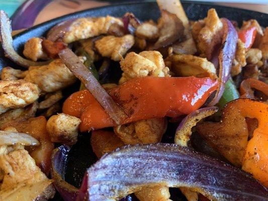 Chicken fajitas