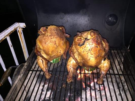 Beer can Chickens!