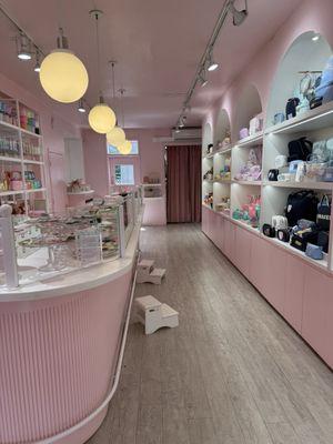 Inside the store