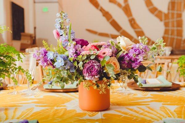 Event flowers for The Pearl, San Francisco.