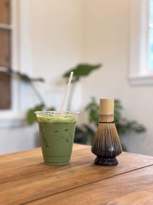 Ceremonial matcha latte