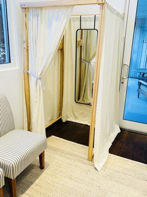 Please schedule an appointment to try on our butter-soft, nipple concealing bralettes.