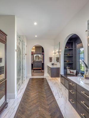 Raleigh master bath remodel