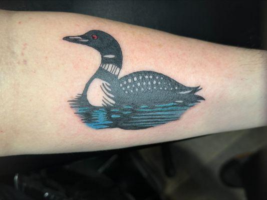 A loon - my first tattoo!