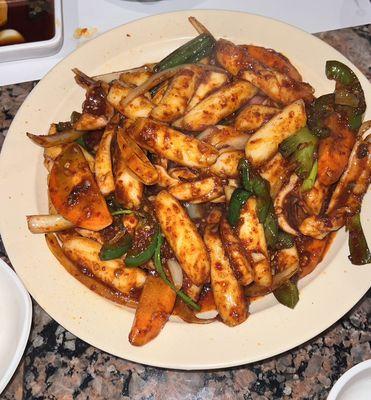 Spicy Sea Food Rice Cake