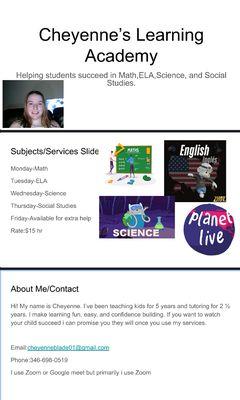 Cheyenne’s Learning Academy