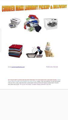 COURIER Maxx Laundry Pickup & Delivery. We aim for your conveniences.