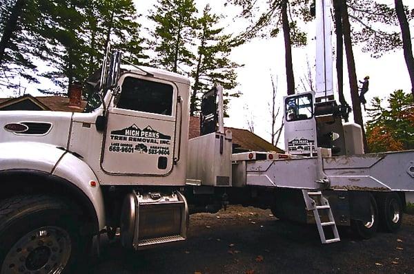 HighPeaks Tree Removal Crane for Services and Rental