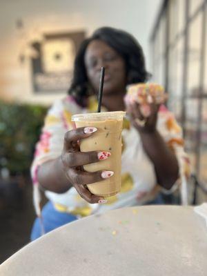 Caramel vanilla latte