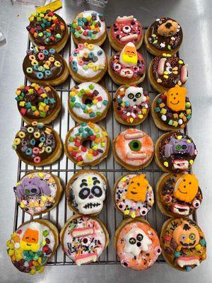 Rose Donuts have fancy designs for halloween costumes..please come and ask more details..place an orders or create your own custom..