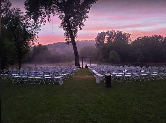 Rush River wedding Venue.