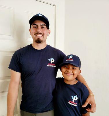 My little helper plumber always on my side