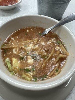 Chicken Tortilla Soup seriously hands down the best soup ever! I'm addicted to it!