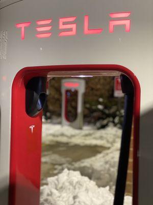 Tesla Supercharger Station
