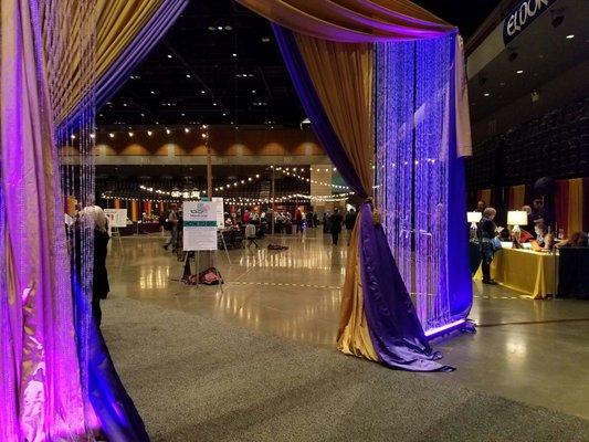 Entrance into the event