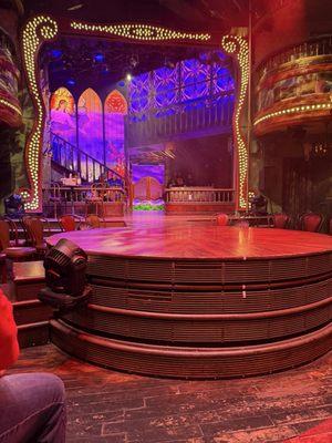 The theatre prior to performance.