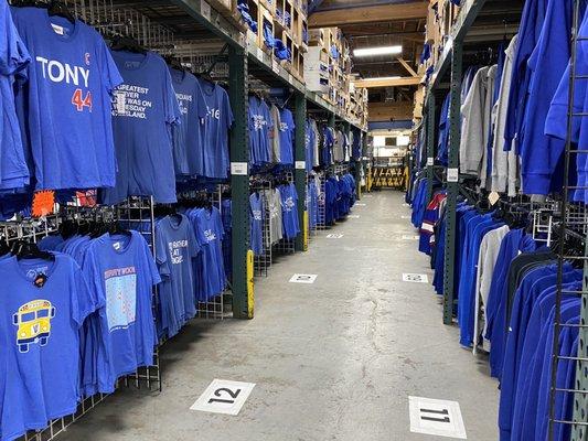 They have at least 3 long aisles of Cubs clothing for everyone.