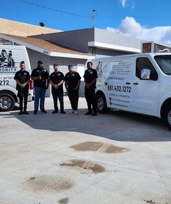 Our Top Notch Team Here At Priority Plumbing Solutions!!!!!