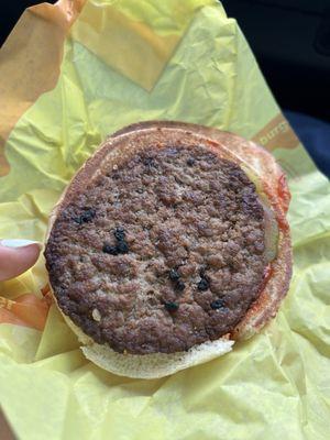 THERES MOUSE SHIT IN MY BURGER BRO