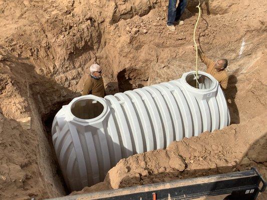 Septic system, Casa Grande, Az