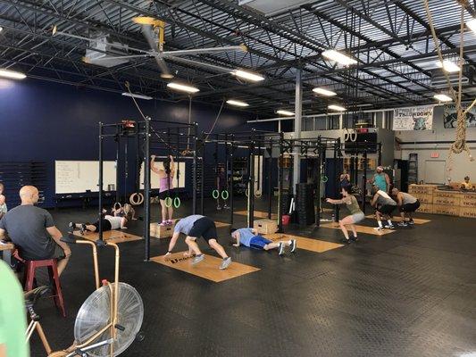 Saturday workout with the teammates