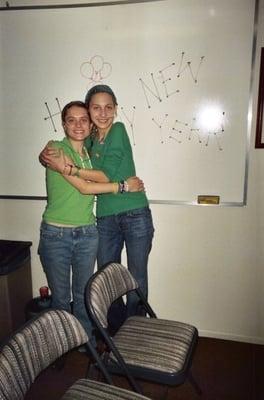 On New Years Day 2008 in chapel. :)