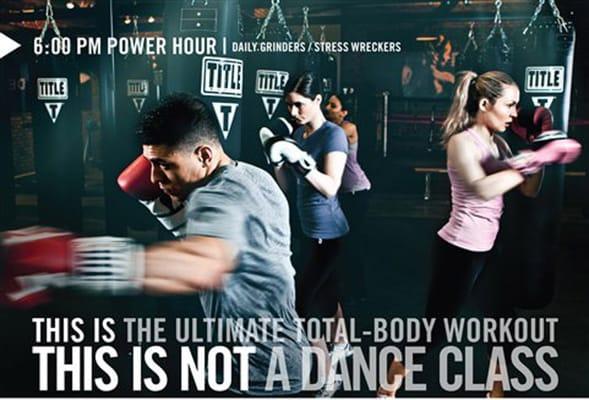 Explosive, total-body workouts led by TITLE certified, experienced boxers and kick-boxers.