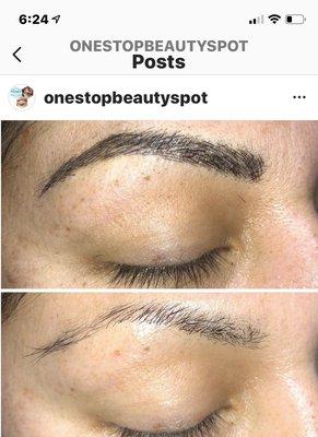Microblading before and adter