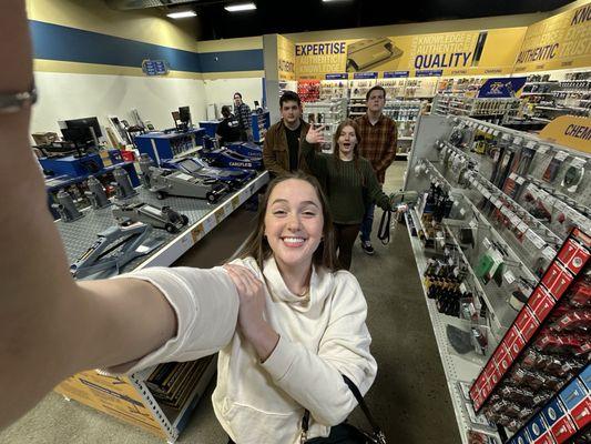 Dope store. Good vibes. My friend got something. We had such a good dance party to ghost busters too #theplaylistslaps