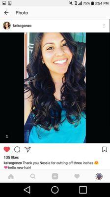 Ladies, trimming your hair every 4 to 6 weeks helps it grow healthy and faster !