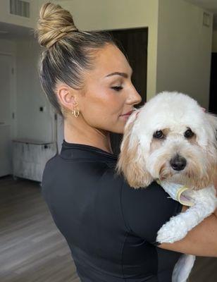 I love all my clients. Blue is freshly groomed!