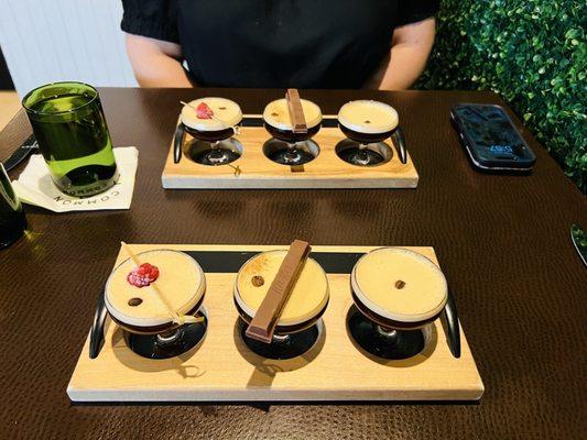 Espresso martini flight