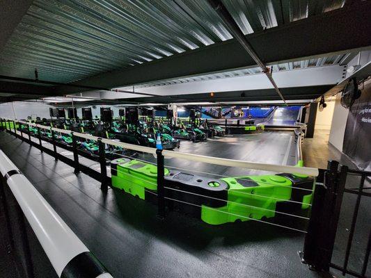 Elevated tracks are more fun than what you might find at K1