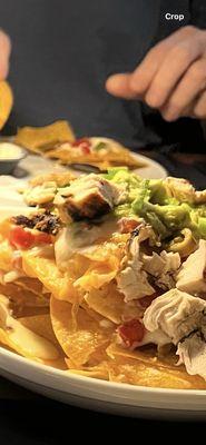 Nachos with chicken