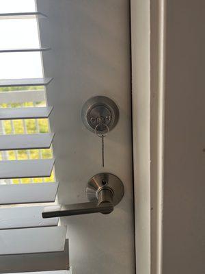 Double sided deadbolt