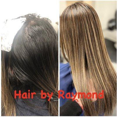 Her look was transformed in one appointment!