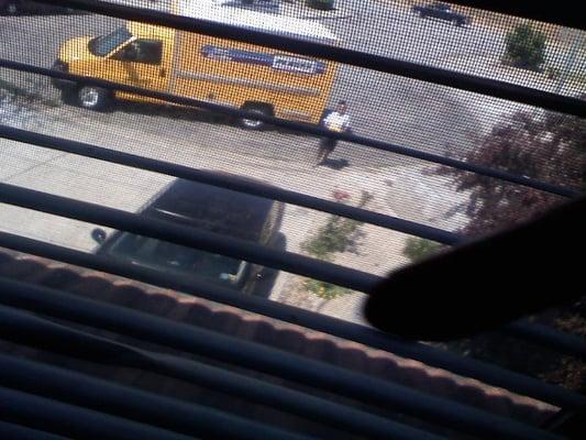 Not a DHL truck, but a PENSK... a day late.